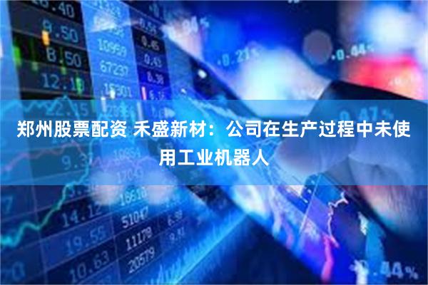郑州股票配资 禾盛新材：公司在生产过程中未使用工业机器人