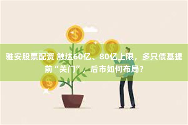 雅安股票配资 触达60亿、80亿上限，多只债基提前“关门”，后市如何布局？